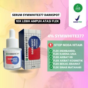 GLOWING AMPUH!!! Serum Symwhite 377 Elzet Skincare Serum Pemutih Kulit Wajah Glowing BPOM Serum Flek Hitam Serum Penghilang Komedo Serum Penghilang Beruntusan Ampuh