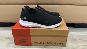 Giày chạy bộ Skechers Untra Flex II 149426 cho nữ màu đen đế trắng