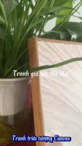 Trừu tượng sóng biển in vải canvas nhiều mẫu khổ lớn đã có khung và đinh treo