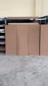 ลดล้างสต็อค‼️แผ่นไม้ MDF ขนาด 47 x 123 ซม. หนา 9 มม. ผิวหน้าเรียบ ขัดขอบเรียบ