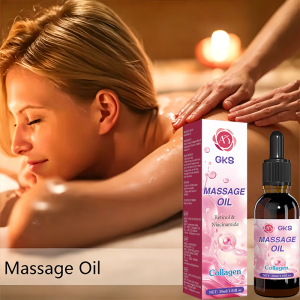 Stress Relief Massage Oil - Deeply Moisturizes Soothes Muscles & Promotes Relaxation. Body Care Formula.