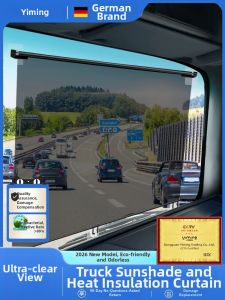 YIMING | HD Transparent Heat-Isolation Adjustable Car Sunshade