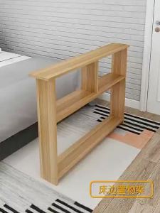 Free shipping Bedside Table storage rack Sofa Rear Shelf Bedside Cabinet Long Cabinet Bedside Shelf Wall Gap Sofa Edge Bedside Seam Side Bedroom Narrow Strip