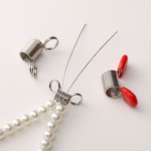 1 Pcs Beads Stopper Spring Clamps Creative Bead Wire End Jewelry Making Tool DIY Bracelet Necklace Tool Accessory for Handmade