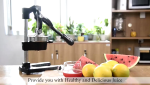 Commercial Heavy Duty Hand Press Manual Citrus Lemon Juicer Squeezer Stainless Steel Cast Iron With Strainer for Home Restaurant