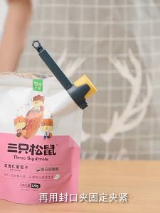 Elite Kitchen - 2 in 1 Kitchen Sealer Pour Lid Seal Clip Food Storage Sealing Clamp Snack Condiments Penutup Tudung Saji