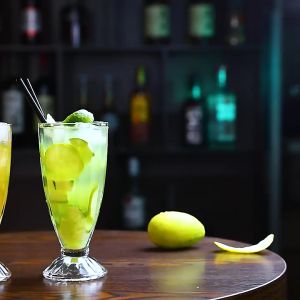 Bộ 6 Ly Sinh Tố Deli 345ml Vân Sọc Nổi Đáy Bóp Eo Cách Diệu Đựng Sinh Tố Cafe Trà Sữa Phong Cách Sang Trọng