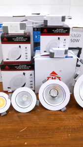 Đèn LED Âm Trần Chiếu Điểm COB 3W 5W 10W 15W Chip LED Mỹ Bridgelux Tiết Kiệm Điện