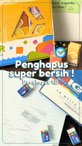 8 Pcs Penghapus Eraser BIG Set Warna Warni Colour Kecil Eraser Pensil Stip Karet Penghapus Pensil Dust Free ER-9403