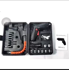 JE.ID Mesin Bor Tangan Tanpa Kabel & Mesin Cordless Screwdriver 3.6V