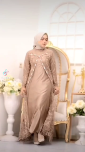 REGINA DRES gamis brokat kondangan premium mewah elegan/baju pesta wanita terbaru 2025 remaja dewasa/lebaran viral/Gamis brukat modern wanita 2025/outer brokat lebaran 2025/gamis ceruty terbaru 2025 /gaun pesta mewah elegan terbaru