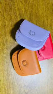 cute ins fashion candy color large capacity leather coin purse slim multi card holder for women