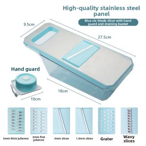 Versatile Stainless Steel Vegetable Slicer