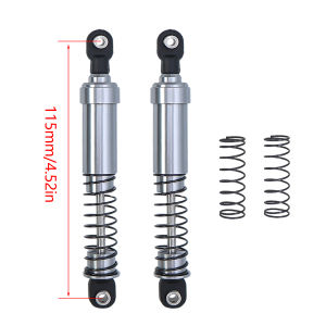 75mm-115mm Aluminum Big Bore Shocks With Oil Filled For 1/10 RC Crawler LCG Cheater Rigs Capra SCX10 90046 TRX4 (Improved Seals)
