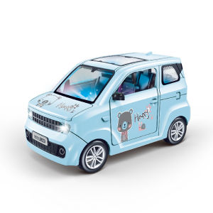 mini toy car sound and light baby model car door can be opened 2 years old 3 years old - 5 years old children toy gifts