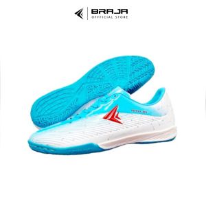 Sepatu Futsal Dewasa Braja Speed Storm White Toska