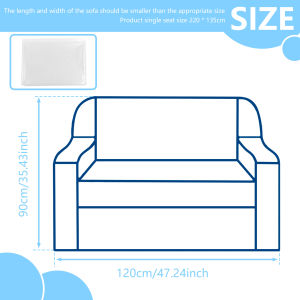 Waterproof Sofa Cover PE Transparent Furniture Dustproof Covers 1/2/3/4 Seat Couch Protection Cover Cat Dog Scratch Protector