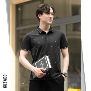 Áo Polo Nam Vải Cá Sấu Form Regular Fit Thoải Mái Họa Tiết Sang Trọng Lịch Sự GPS208 Thương Hiệu GUZADO
