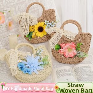 LENIHALC | DIY Knitting Material Bag Gift Handmade Weaving