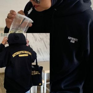 Hoodie hitam authentc brother free stiker