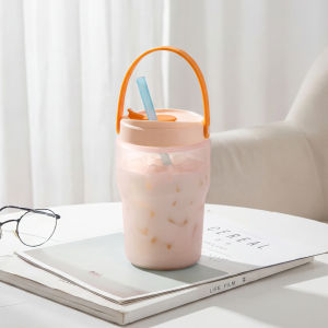 Tupperware | Portable Large Capacity Sealed Straw Bottle 550ml