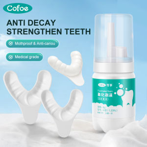 Cofoe Dental Impression Trays Disposable Fluoride Foam Tray for Children and Adults