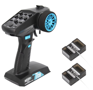 DSpower | NEEBRC 2.4GHZ 7CH Transmitter Radio System Transmitter Remote Control/Led Light Controller System Receiver For RC Car Boat