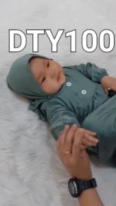 Gamis bayi perempuan newborn SALAMAH 0-6 bulan 6-12 bulan 12-18 bulan