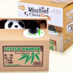Preferred Mischief Panda Unicorn Money Bank Steal Coin Saving Box首选恶作剧熊猫独角兽钱库偷硬币储蓄箱