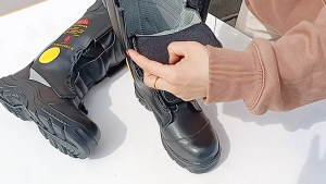 USAR Firefighter Genuine Leather Boots Hi-Cut 13-1/3"