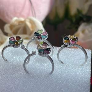 Tourmaline Ring Adjustable S925 Cincin