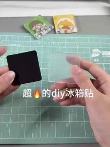 Bộ 5 Món Đồ Thủ Công Bằng Acrylic Để Làm Nam Châm Dán Tủ Lạnh Thủ Công Đồ Trang Trí Nhà Cửa Tự Làm