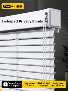 Privacy Light-blocking Z Type Easy-install Curtain