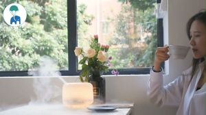 🌈เครื่องพ่นอโรม่า LED รีโมทคอนโทรล พื้นฐาน การดูแลอากาศ เครื่องพ่นไอน้ำอโรม่า | LED เครื่องพ่นไอน้ำอโรม่า ให้ดูแลอากาศ รีโมทคอนโทรล