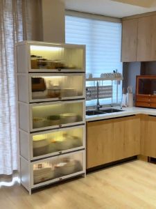 🔥Ready Stock🔥Kitchen Shelf/Kitchen Cabinet/Kitchen Locker/Locker/Shelf/Storage Microwave Shelf