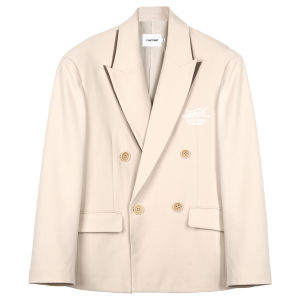 CANOTWAIT_ | Colorful and Embroidered Blended Suit Jacket Autumn