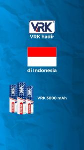 Baterai 18650 VRK 3000mAh 40A 3.7V - VRK Battery 3000 mAh | Batre VRK