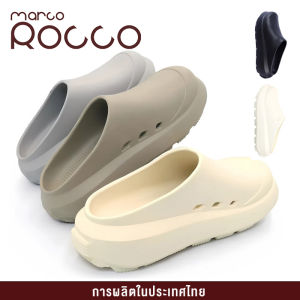 Marco Rocco  รองเท้าหัวโต แฟชั่น กันลื่น พื้นนุ่มสบายเท้า ใส่เดินนานๆ ไม่เจ็บเท้า ใส่ในร่มและกลางแจ้ง รองเท้าคัทชูผู้หญิง รุ่นMR8017