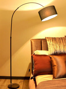 Floor Lamp Fishing Living Room Bedroom Study Bedside Internet Celebrity Atmosphere Nordic Minimalism Accessible Luxury Ins Style Sofa Table Lamp