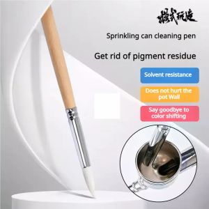 MS138 Airbrush Cleaning Brush for Gundam DIY Projects Clean Brush Hobby Model Building Tool Quick Clean Corrosion Resistance