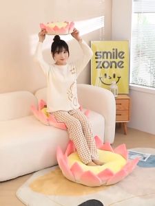 [พรีออเดอร์] เบาะรองนั่งลายดอกบัว นุ่มสบาย กว้างสูงสุดถึง 80ซม