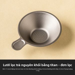 JISU | Lọc Trà / Tách Lá Titanium Sạch