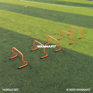 WANNAFIT Hurdle Set 5pcs | Latihan Kelincahan dan Kekuatan Kaki | Alat Olahraga Outdoor