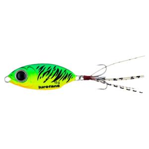 lurefans | Single Hook Iron Plate Lure For Perch Seabass Trout Blue Drift