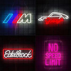 Car Repair Led Neon Signs Car And Letter Icons Usb Powered Used For Room Garage Auto Repair Shop Bar Man Cave Decor.