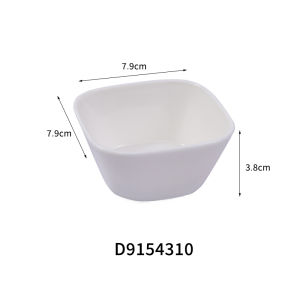Plastic Seasoning Bowl Small Sauce Dish Food Grade Hot Pot Dip Plate Onion Garlic Cooking Plate Three Pieces Set Kitchenware