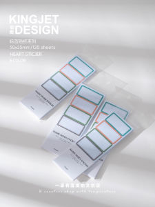 Kingjet Sticker Index Marking Classification Non-drying Glue Sticker Văn Phòng Phẩm Văn Hóa Vật Tư Thương Mại Giấy Dán Không Khô