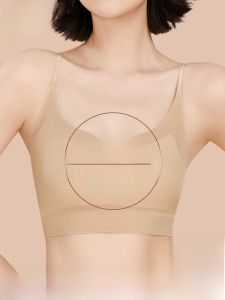 MiiOW | เสื้อชั้นในไร้โครงแบบบางสำหรับผู้หญิง สายเดี่ยวบาง ไร้โครง ดีไซน์หลังสวย เสื้อชั้นในไร้โครง MiiOW ฤดูร้อน 2025