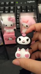 RAUTAN PENSIL 3D KARAKTER KARTUN LUCU MELODY KURO
