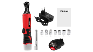 【จัดส่งฟรี】ชุดประแจขันน็อตไฟฟ้าไร้สายมุมฉาก 12V 35NM 3/8 นิ้ว ชุดประแจขันน็อตซ่อมรถยนต์ เครื่องมือไฟฟ้า ชุดประแจขันน็อตไร้สาย EU